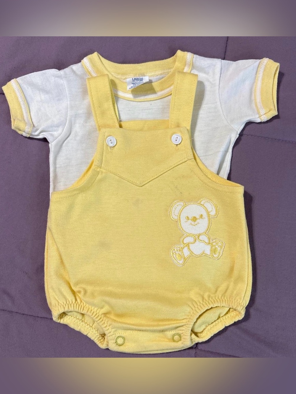 Vintage Carter's Baby Outfit Size 6M